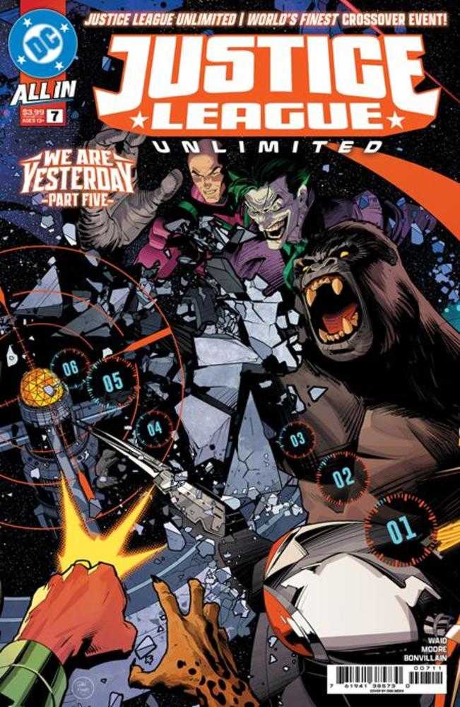 Justice League Unlimited (2025) #7 Cover A Dan Mora Connecting (We Are Yesterday)