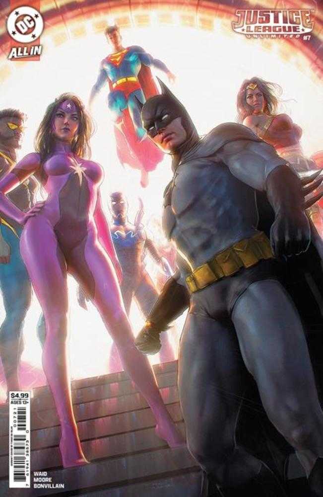 Justice League Unlimited (2025) #7 Cover B Tiago Da Silva Card Stock Variant (We Are Yesterday)