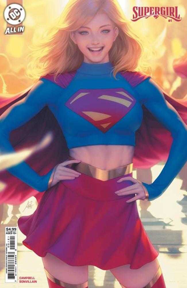 Supergirl (2025) #1 Cover B Stanley Artgerm Lau Card Stock Variant