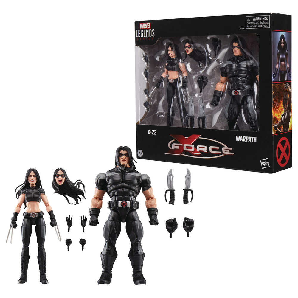 Marvel Legends X-Force X-23 & Warpath 6in Action Figure 2pk