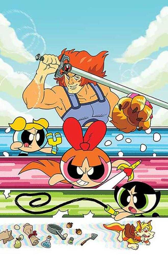 Thundercats Powerpuff Girls #1 Cover K (1:20) Coleman Engle Full Art Virgin Variant