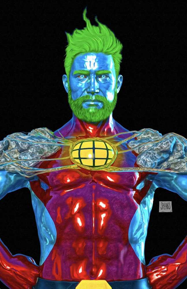 Captain Planet #1 Cover W FOC 1:10 Spears Black Virgin Variant Edition