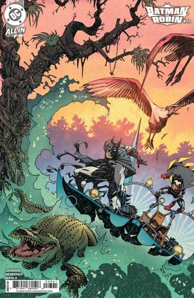Batman And Robin (2023) #23 Cover E (1:25) John Mccrea Card Stock Variant