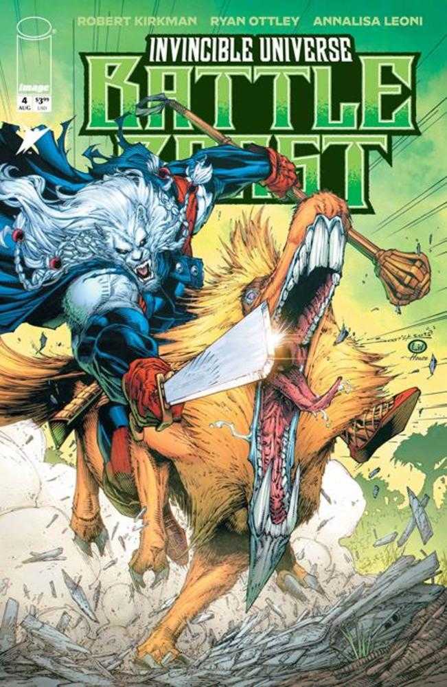 Invincible Universe Battle Beast #4 Cover E (1:50) Brett Booth & John Livesay Variant