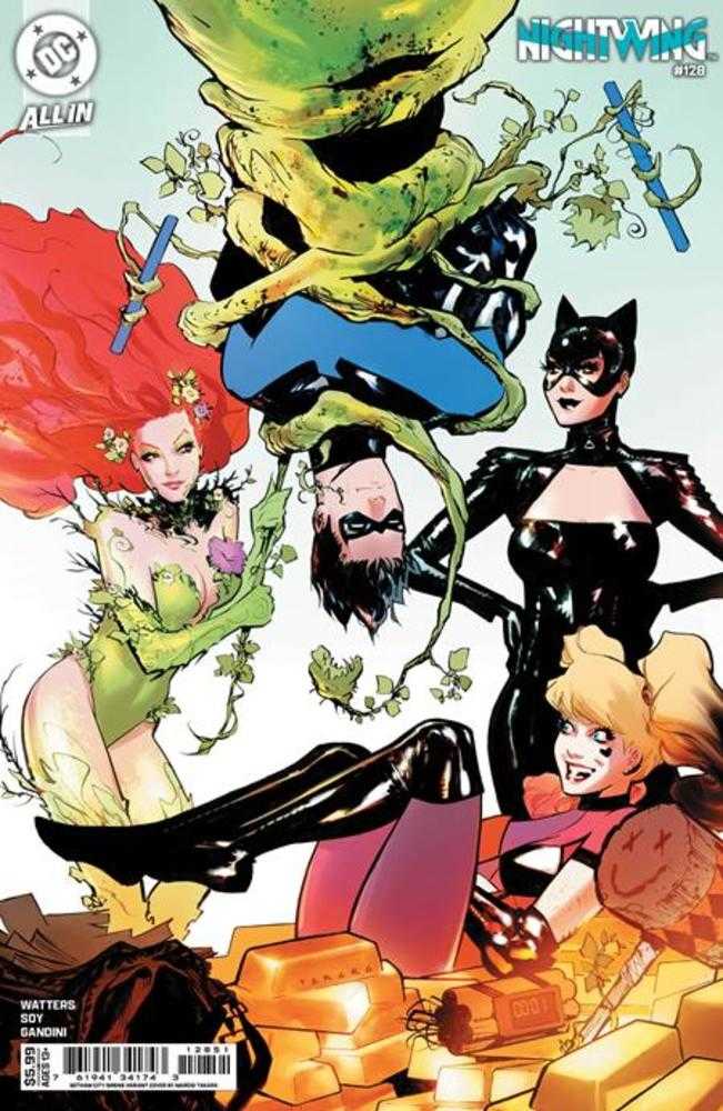 Nightwing (2016) #128 Cover D Marcio Takara Gotham City Sirens Card Stock Variant