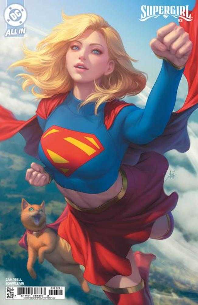 Supergirl (2025) #3 Cover B Stanley Artgerm Lau Card Stock Variant