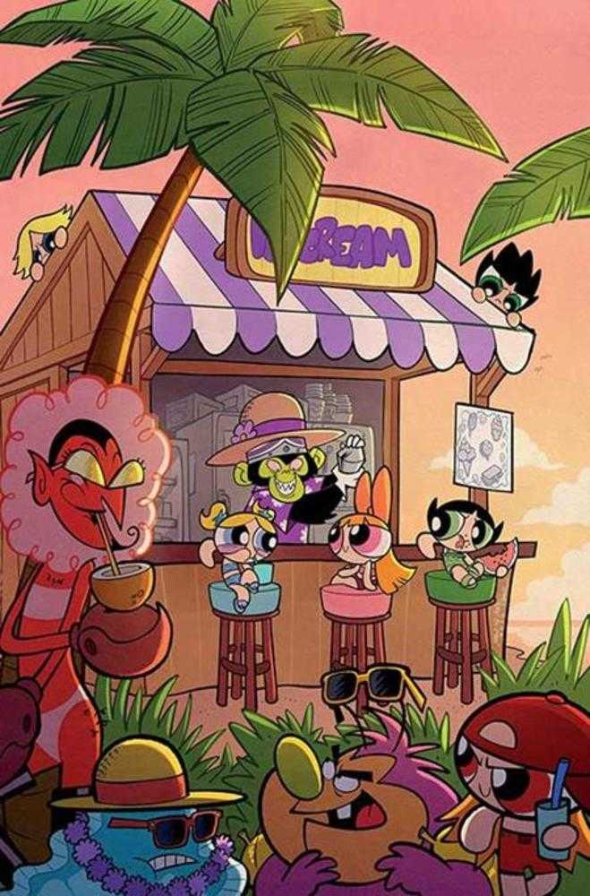 Powerpuff Girls Supervillain Summer Spectacular #1 (One Shot) Cover F (1:15) Carlo Lauro Full Art Virgin Variant