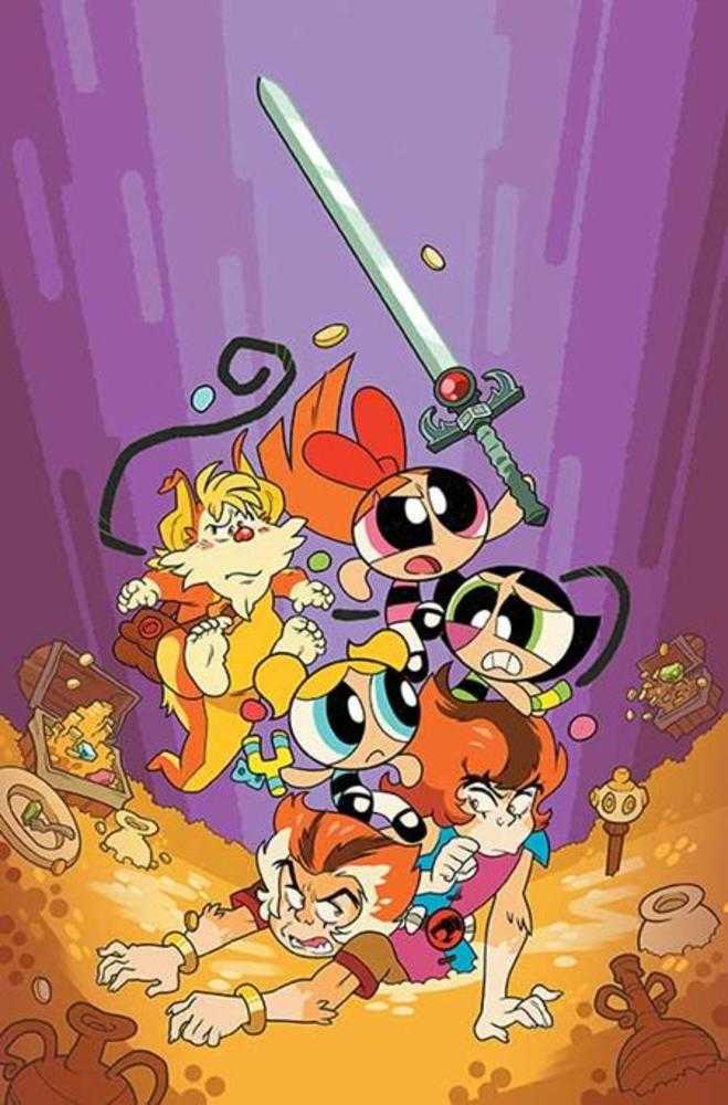 Thundercats Powerpuff Girls #2 Cover I (1:20) Coleman Engle Full Art Virgin Variant