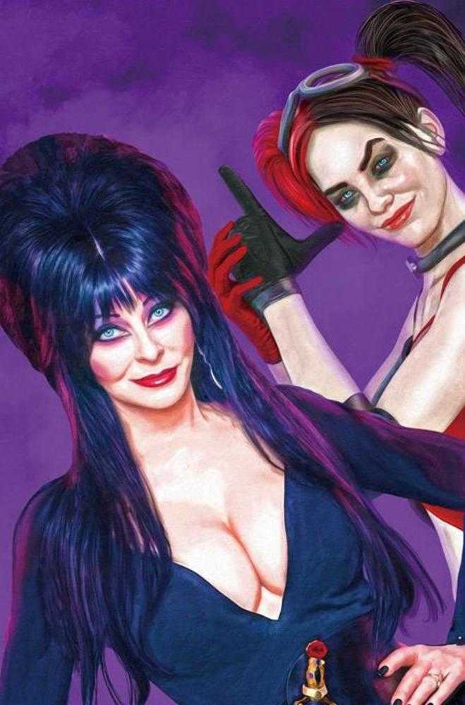 Harley Quinn X Elvira #1 Cover S (1:20) Mark Spears Full Art Virgin Variant