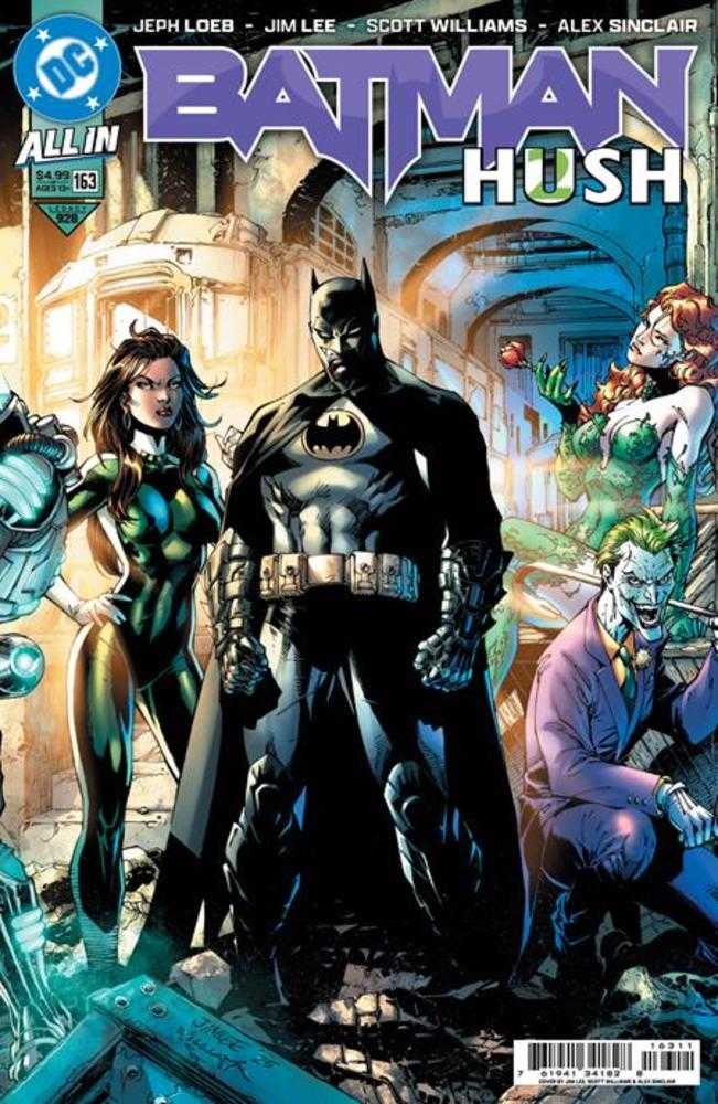 Batman (2016) #163 Cover A Jim Lee & Scott Williams Batman Connecting Middle Alternate Color