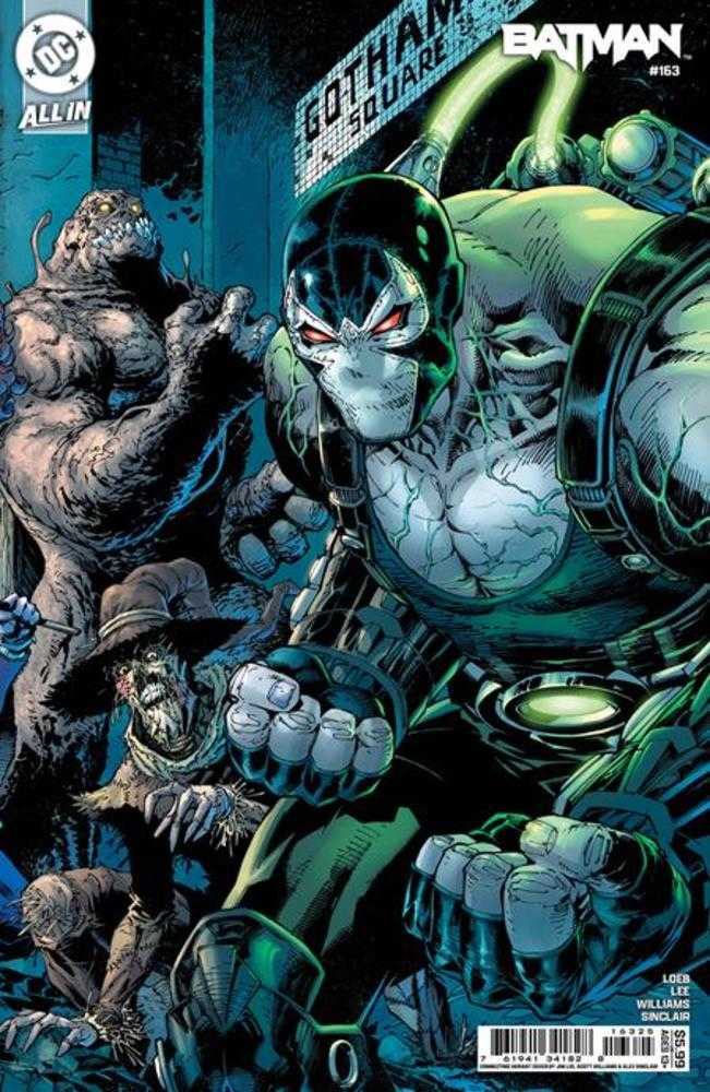 Batman (2016) #163 Cover D Jim Lee & Scott Williams Batman Connecting Right Card Stock Variant