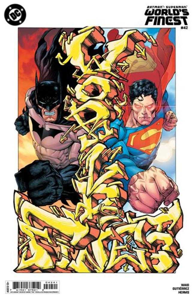 Batman Superman Worlds Finest #42 Cover D (1:25) Mario Foccillo Card Stock Variant