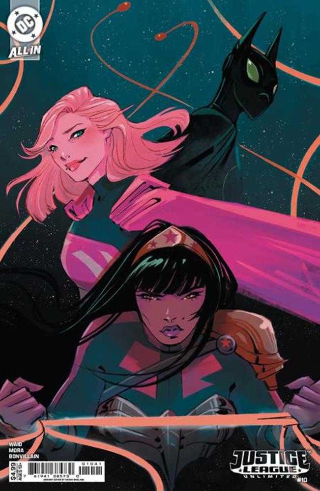Justice League Unlimited (2025) #10 Cover D Sarah Baslaim Card Stock Variant