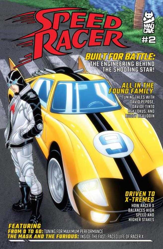 Speed Racer (2025) #2 Cover C (1:10) Chris Batista Car Magazine Homage Variant