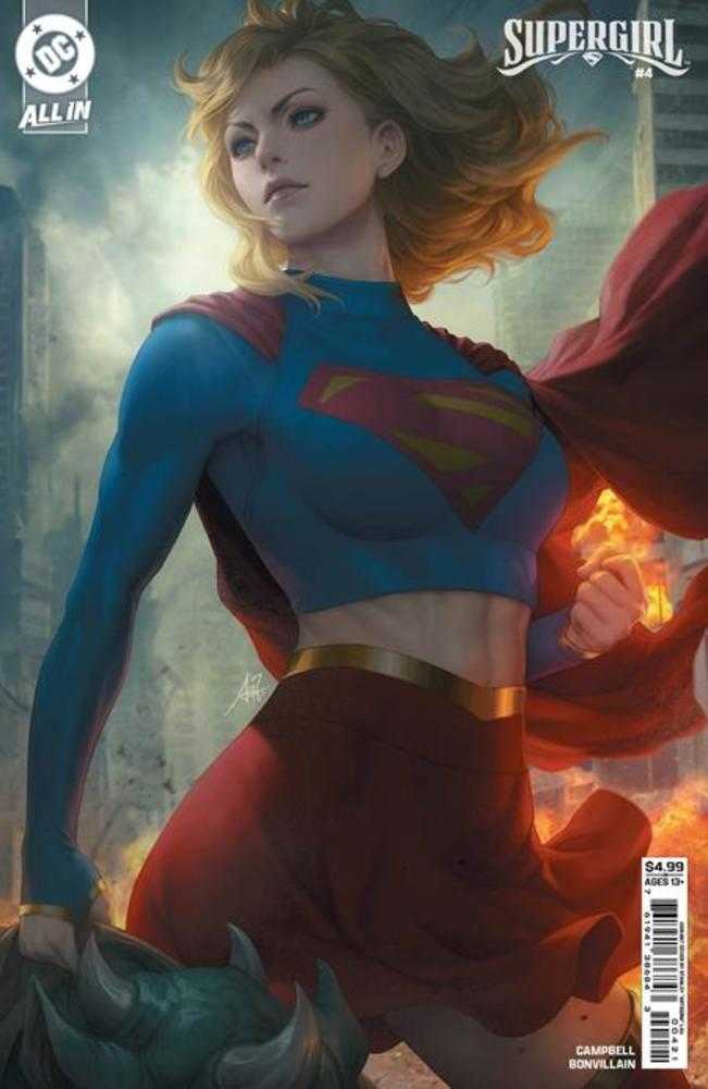 Supergirl (2025) #4 Cover B Stanley Artgerm Lau Card Stock Variant