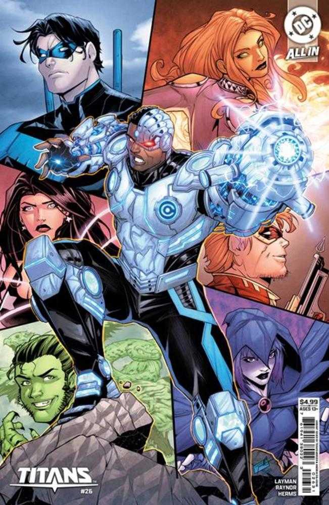 Titans (2023) #26 Cover C Travis Mercer Card Stock Variant