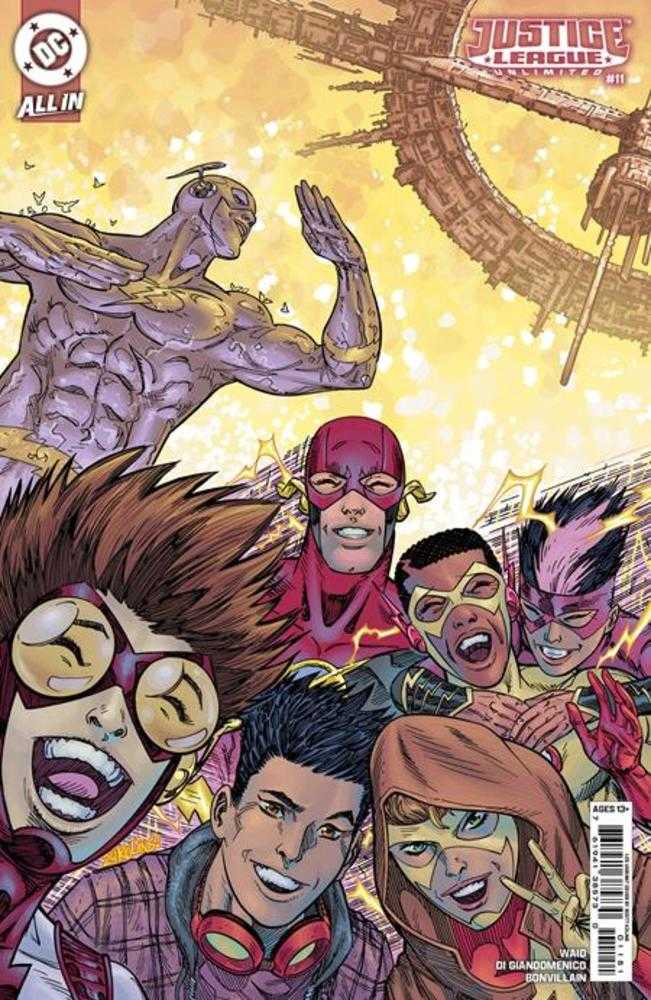 Justice League Unlimited (2025) #11 Cover F (1:25) Scott Kolins Card Stock Edition