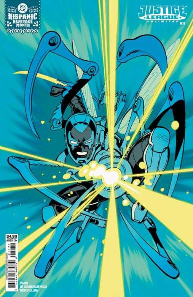 Justice League Unlimited (2025) #11 Cover E Leonardo Romero Hispanic Heritage Month Blue Beetle Card Stock Variant
