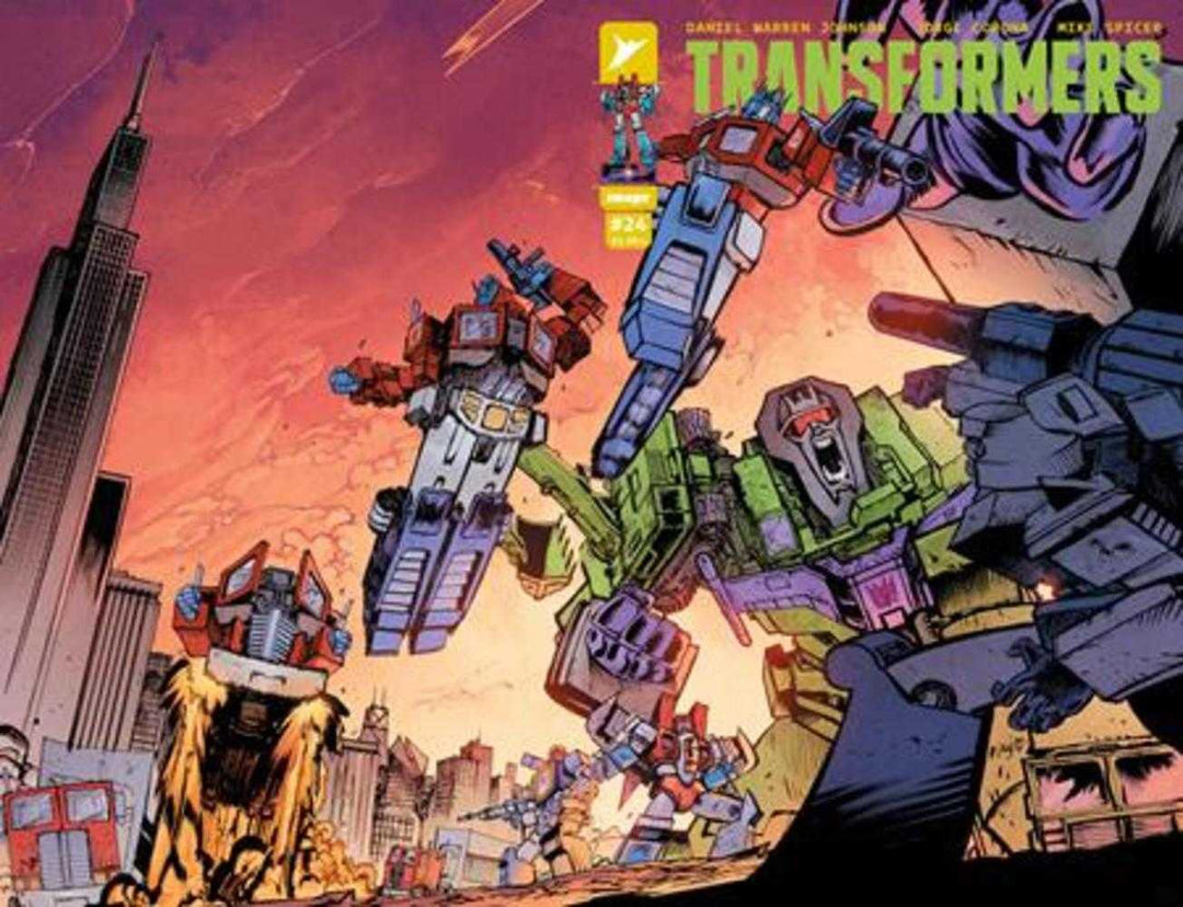 Transformers (2023) #24 Cover F Daniel Warren Johnson & Mike Spicer Wraparound Variant