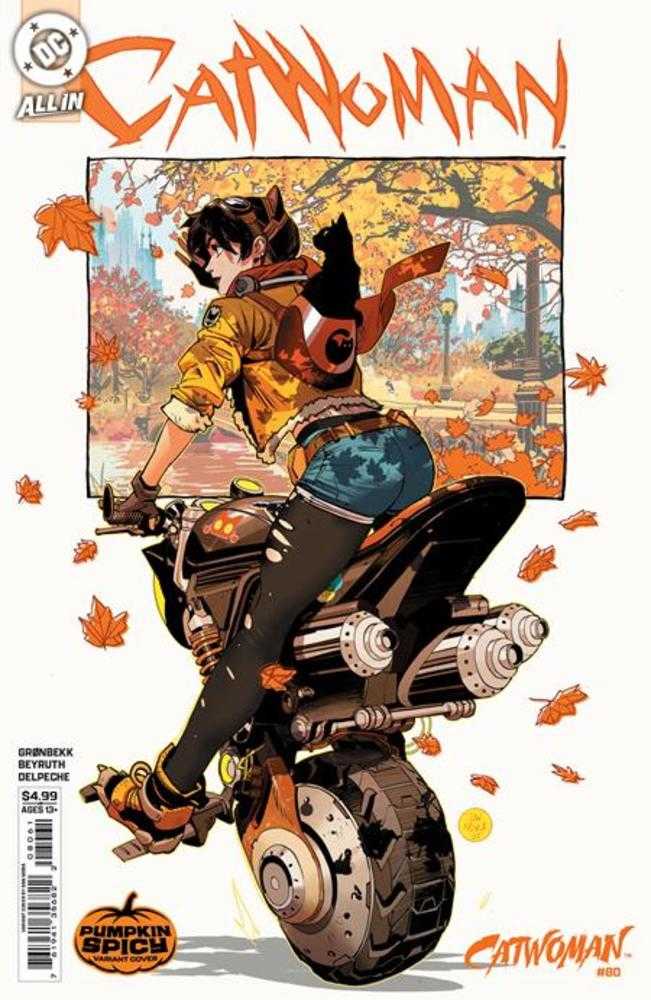 Catwoman (2018) #80 Cover E Dan Mora Pumpkin Spicy Card Stock Variant (Out of Print)