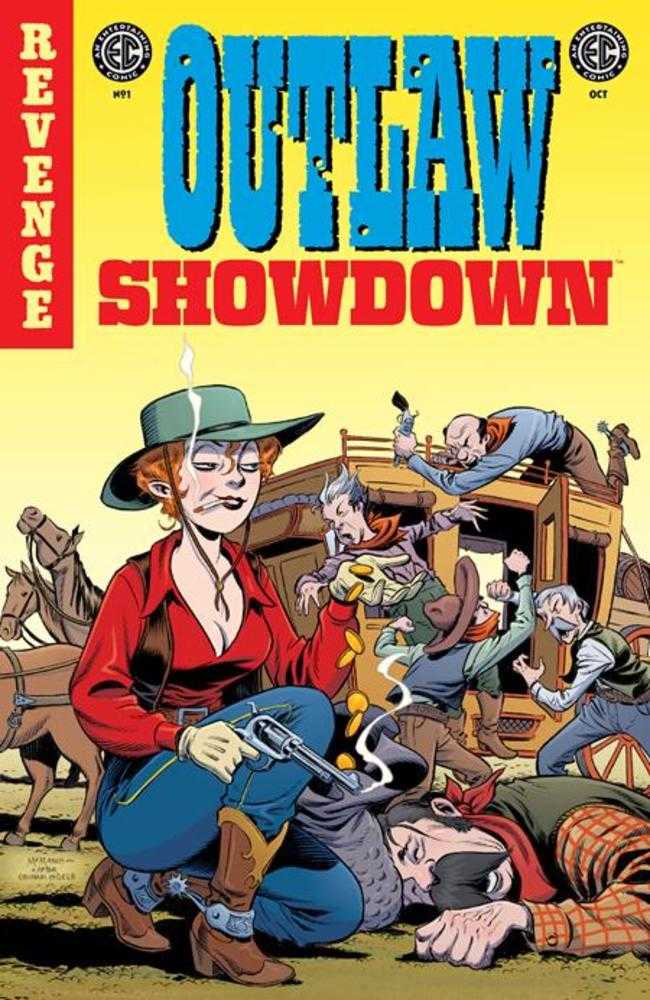 EC Outlaw Showdown #1 Cover D (1:10) Shawn Mcmanus EC Homage Variant