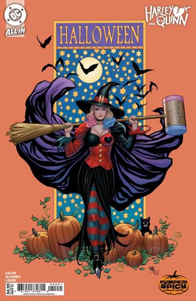 Harley Quinn (2021) #55 Cover E Frank Cho Pumpkin Spicy Card Stock Variant