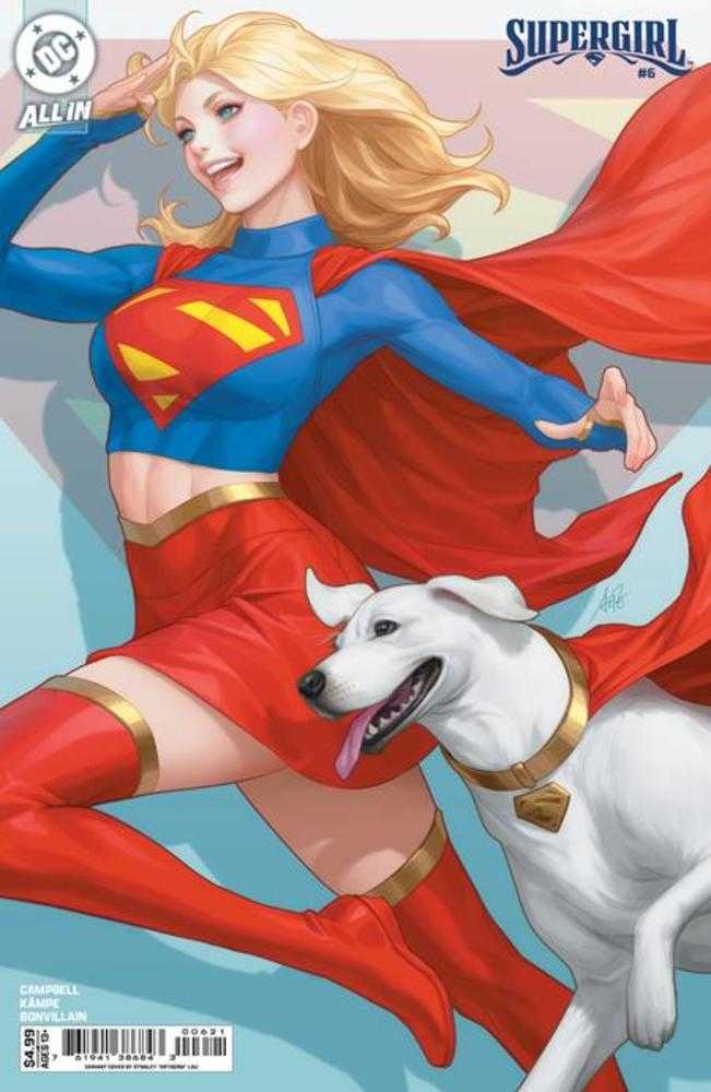 Supergirl (2025) #6 Cover B Stanley Artgerm Lau Card Stock Variant