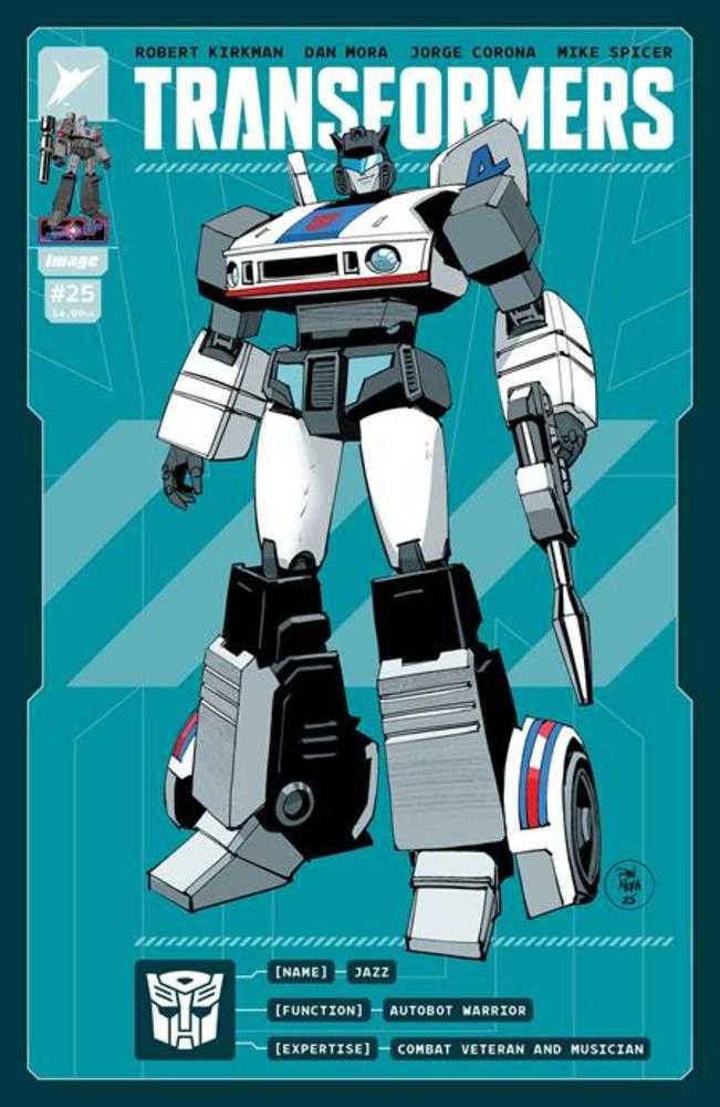 Transformers (2023) #25 Cover E (1:50) Dan Mora & Andres Juarez Variant