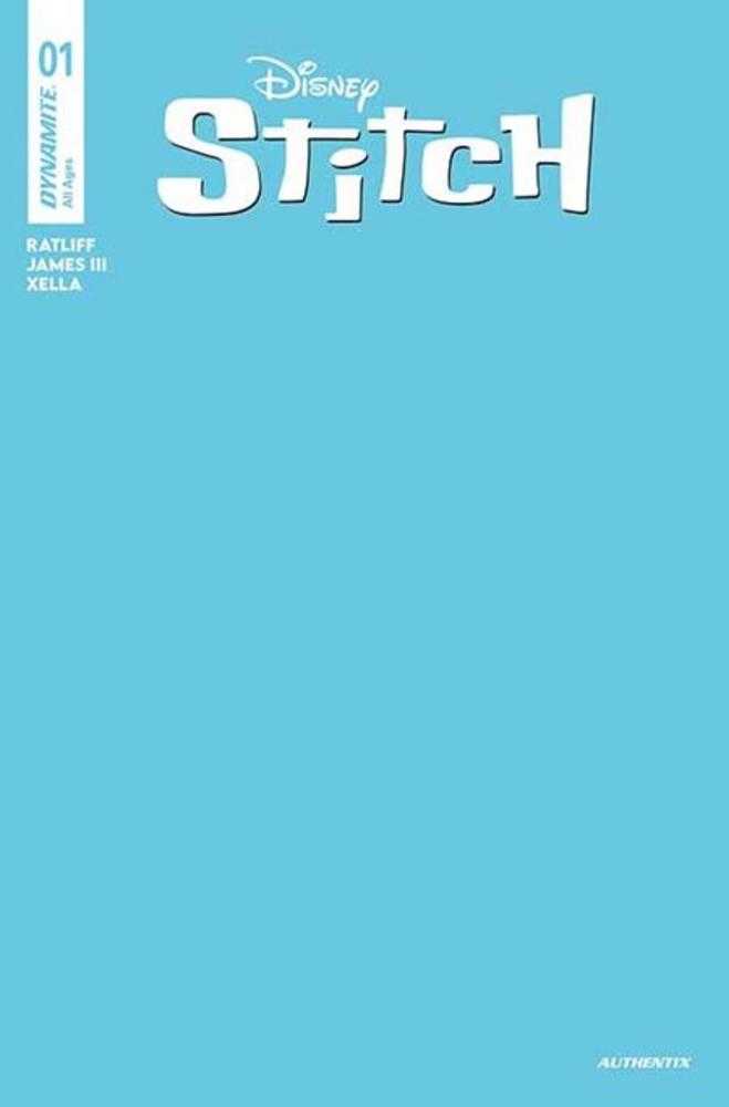 Stitch (2025) #1 Cover S FOC Bonus Blue Blank Authentix Variant