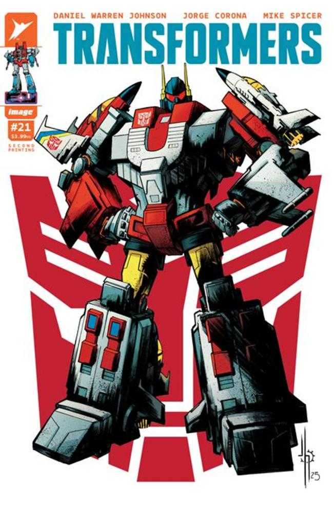 Transformers (2023) #21 Variant (2nd Printing) Cover B Jason Howard Autobot Variant