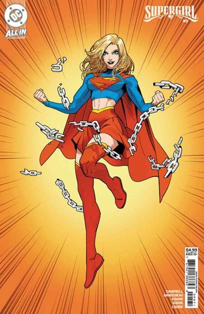 Supergirl (2025) #5 Cover F Dan Mora Corner Box Card Stock Variant