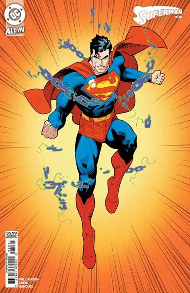 Superman (2023) #30 Cover H Dan Mora Corner Box Card Stock Variant