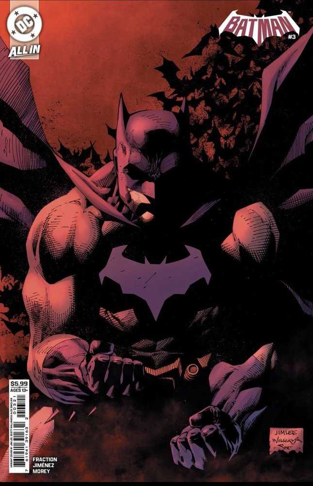Batman (2025) #3 Cover B Jim Lee Card Stock Variant