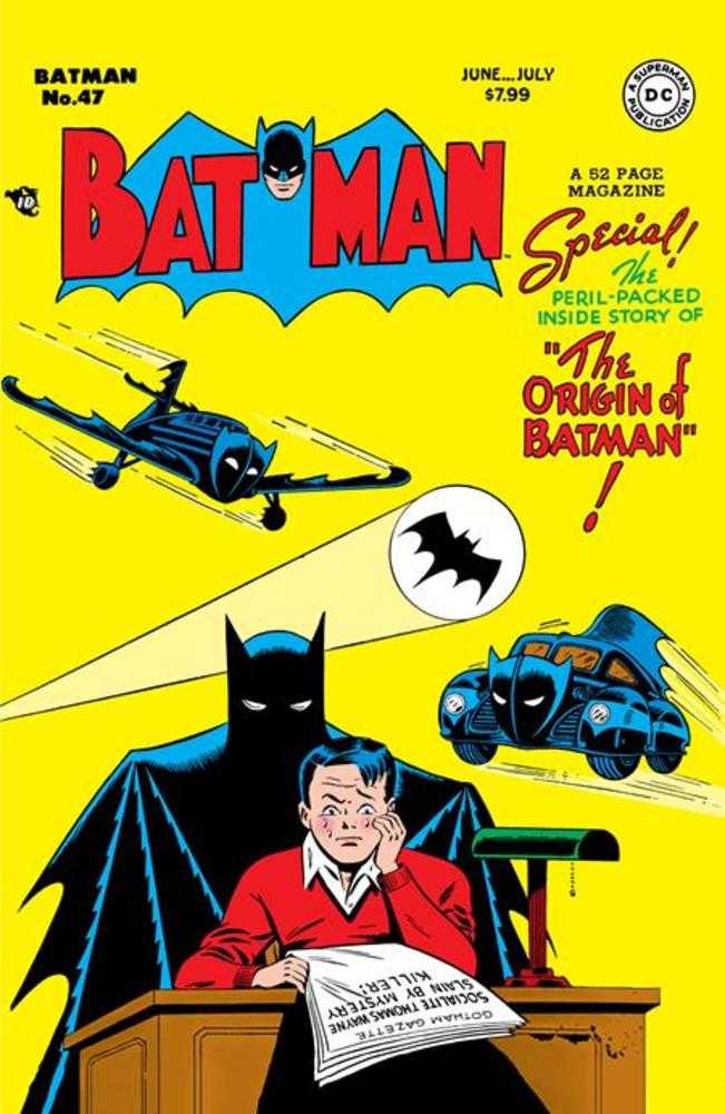 Batman (1940) #47 Facsimile Edition Cover B Bob Kane Foil Variant
