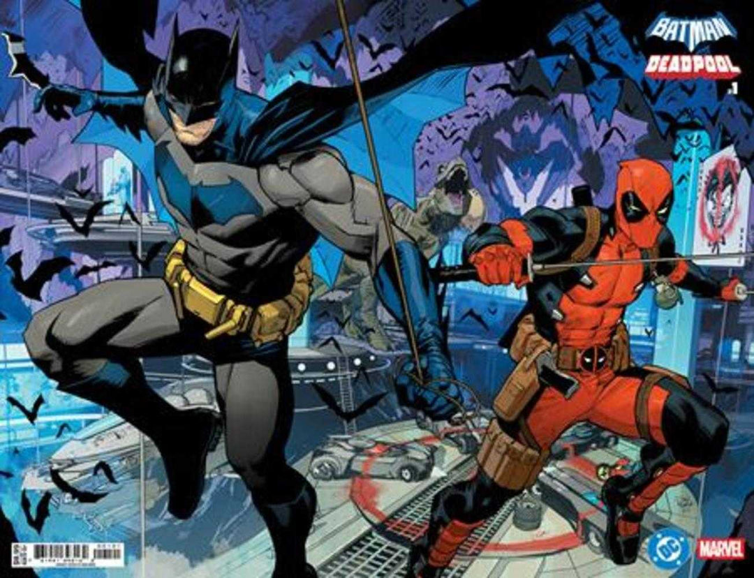 DC Marvel Batman Deadpool #1 (One Shot) Cover B Dan Mora Batman Deadpool Wraparound Card Stock Variant (PRE-ORDER)