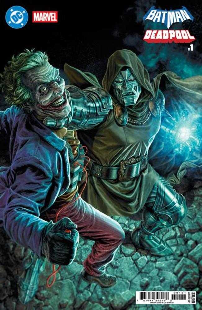 DC Marvel Batman Deadpool #1 (One Shot) Cover C Lee  Bermejo Joker Dr Doom Card Stock Variant (PRE-ORDER)