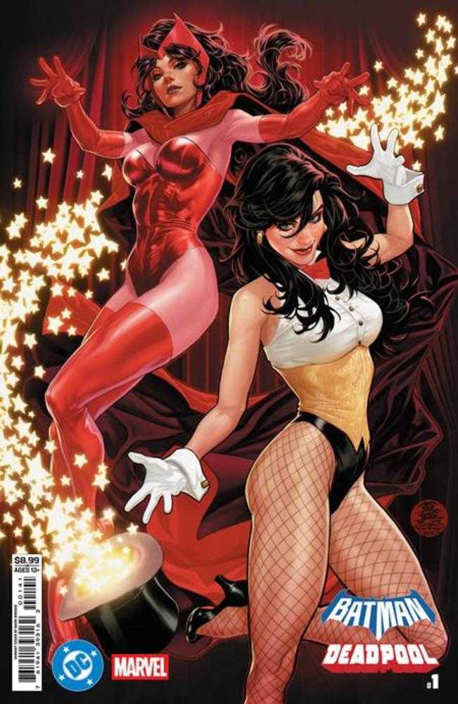 DC Marvel Batman Deadpool #1 (One Shot) Cover D Mark Brooks Zatanna Scarlet Witch Card Stock Variant (PRE-ORDER)