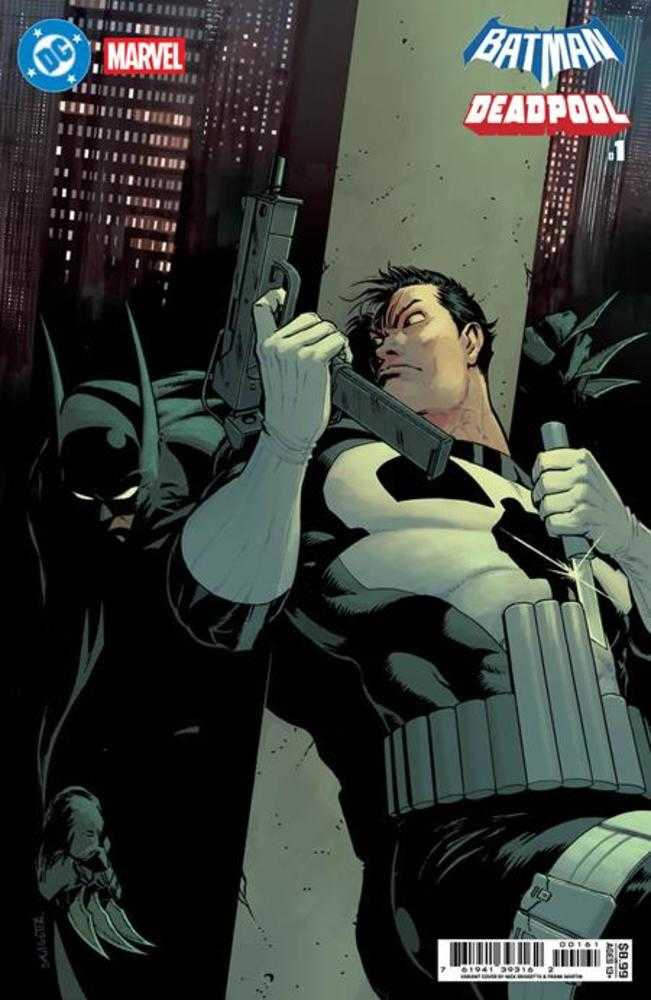 DC Marvel Batman Deadpool #1 (One Shot) Cover G Nick Dragotta Batman Punisher Card Stock Variant (PRE-ORDER)