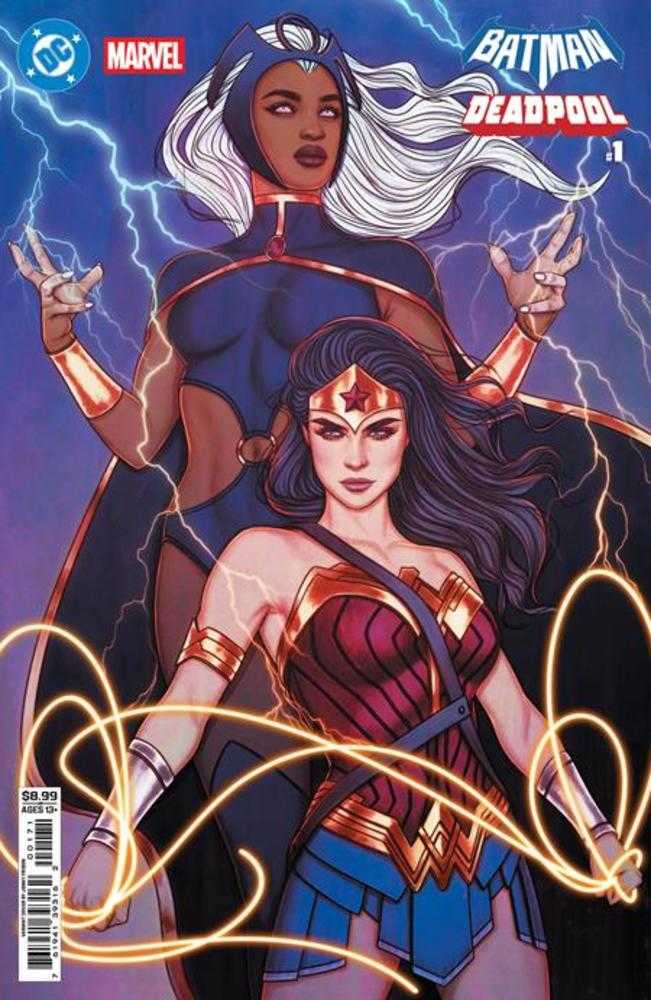 DC Marvel Batman Deadpool #1 (One Shot) Cover H Jenny Frison Wonder Woman Storm Card Stock Variant (PRE-ORDER)