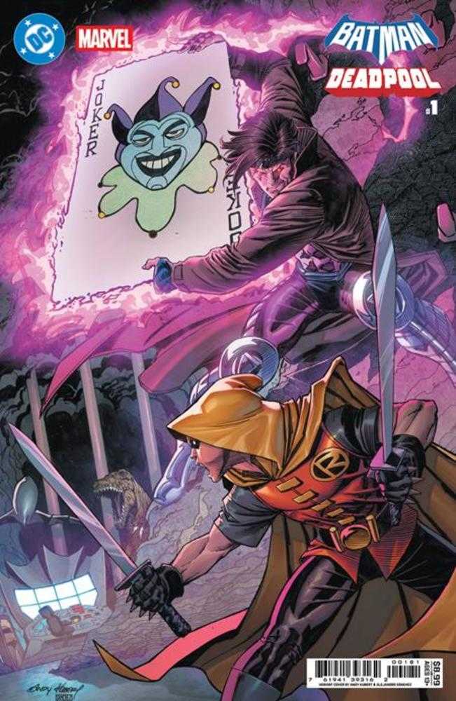 DC Marvel Batman Deadpool #1 (One Shot) Cover I Andy Kubert Damian Wayne Gambit Card Stock Variant (PRE-ORDER)