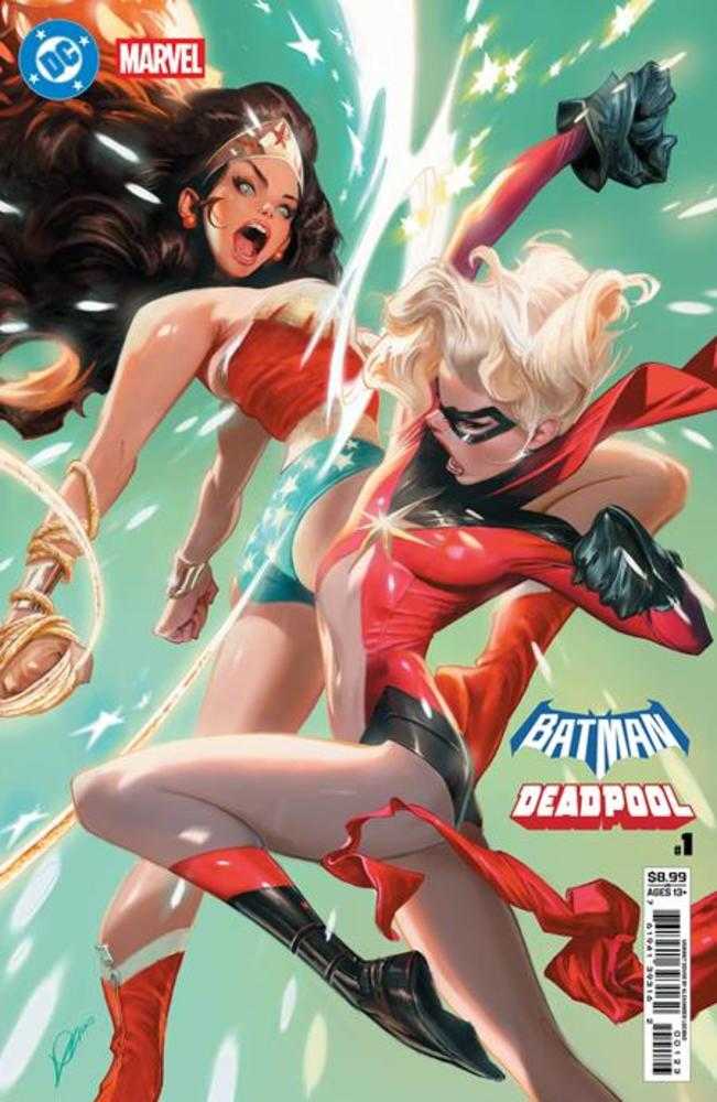 DC Marvel Batman Deadpool #1 (One Shot) Cover L Alexander Lozano Wonder Woman Ms Marvel Card Stock Variant (PRE-ORDER)