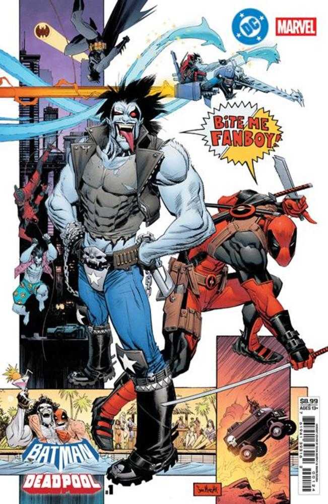 DC Marvel Batman Deadpool #1 (One Shot) Cover M Sean Gordon Murphy Lobo Deadpool Card Stock Variant (PRE-ORDER)