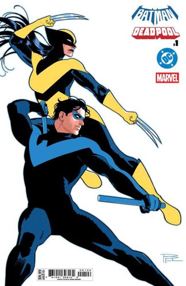 DC Marvel Batman Deadpool #1 (One Shot) Cover O Bruno Redondo Nightwing X 23 Card Stock Variant (PRE-ORDER)