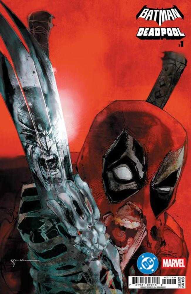 DC Marvel Batman Deadpool #1 (One Shot) Cover Q Bill Sienkiewicz Incredible Hulk 340 Homage Card Stock Variant (PRE-ORDER)