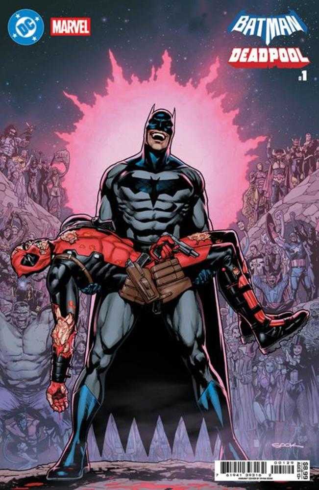 DC Marvel Batman Deadpool #1 (One Shot) Cover R Ryan Sook Crisis On Infinite Earths 7 Homage Card Stock Variant (PRE-ORDER)