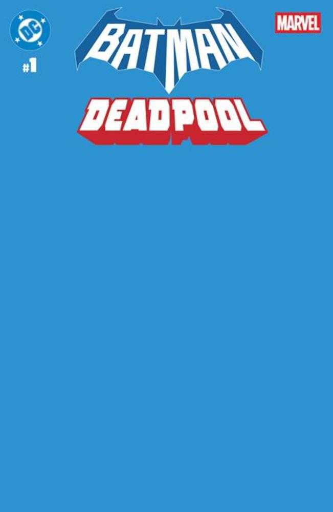 DC Marvel Batman Deadpool #1 (One Shot) Cover U Blue Blank Card Stock Variant (PRE-ORDER)