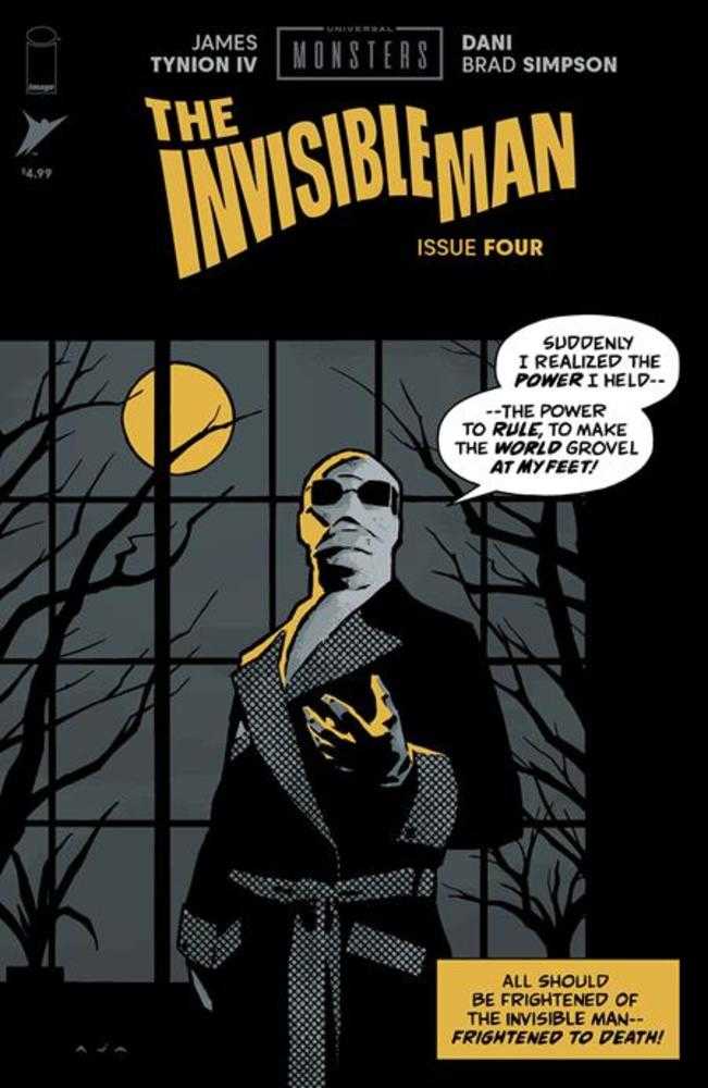 Universal Monsters The Invisible Man #4 (Of 4) Cover C (1:10) David Aja Pulp Variant