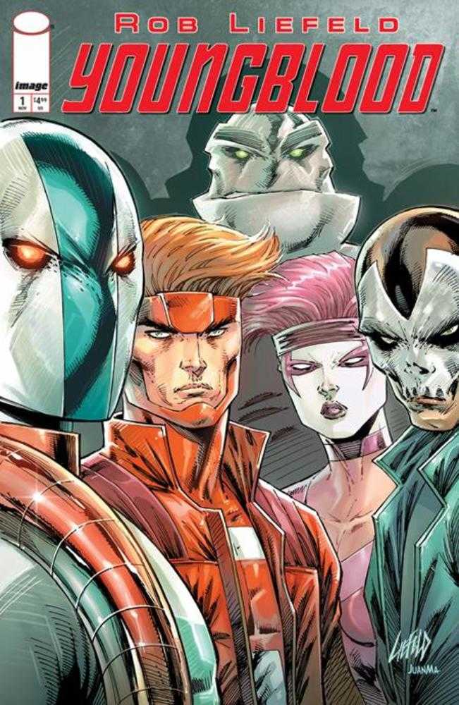 Youngblood (2025) #1 Cover A Rob Liefeld Polybagged & Collectible Card