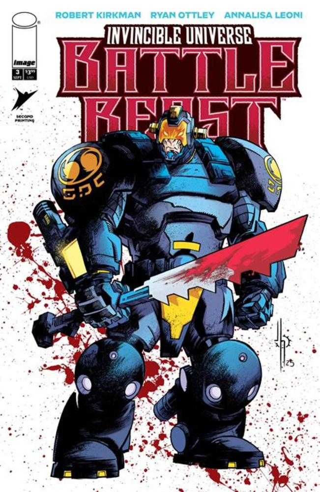 Invincible Universe Battle Beast #3 Variant (2nd Printing) Cover A Jason Howard