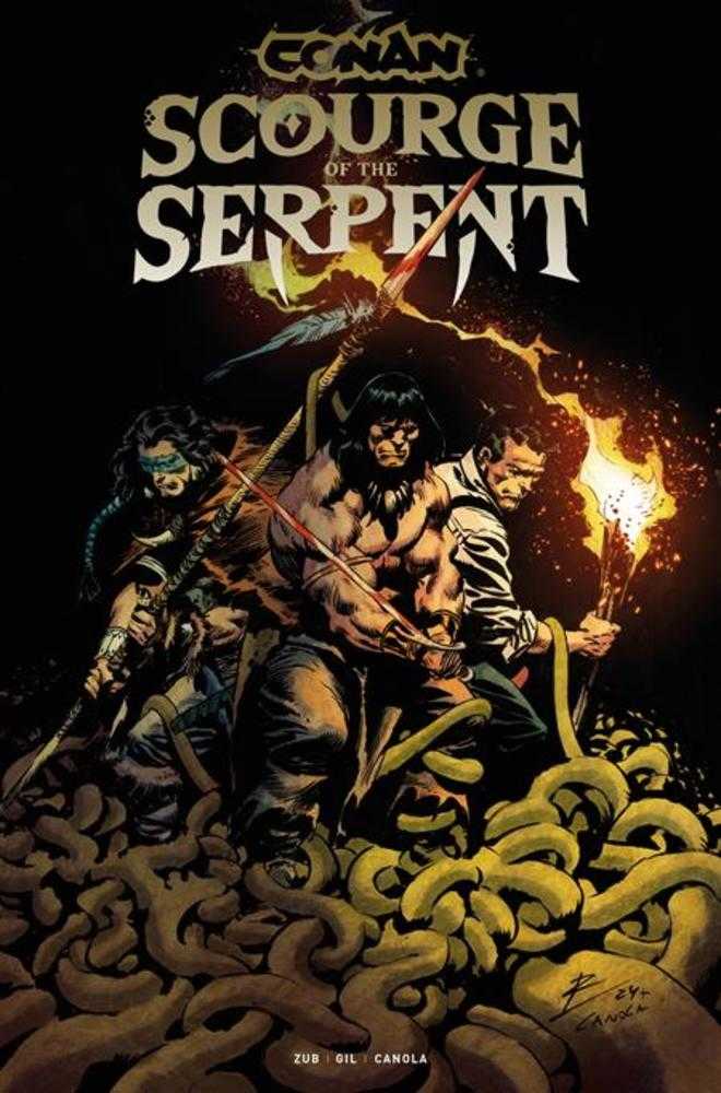 Conan The Barbarian Scourge Of The Serpent #4 (Of 4) Cover A Roberto De La Torre (Mature) <BINS>